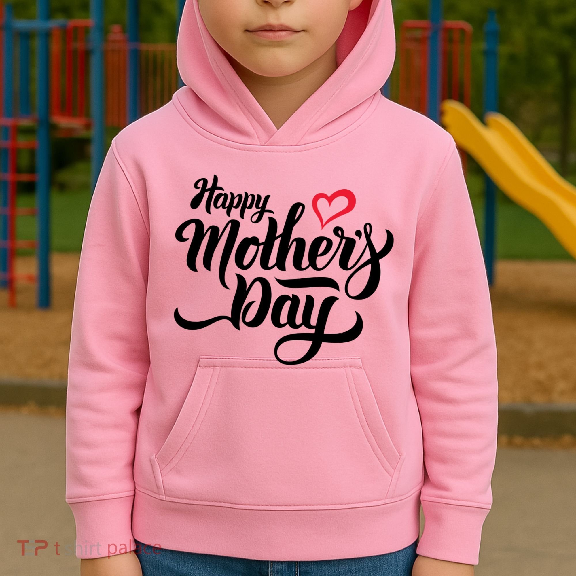 Happy Mother's Day Heart Gift Kids Hoodie