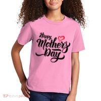 Happy Mother's Day Heart Gift Kids T-Shirt thumb 2