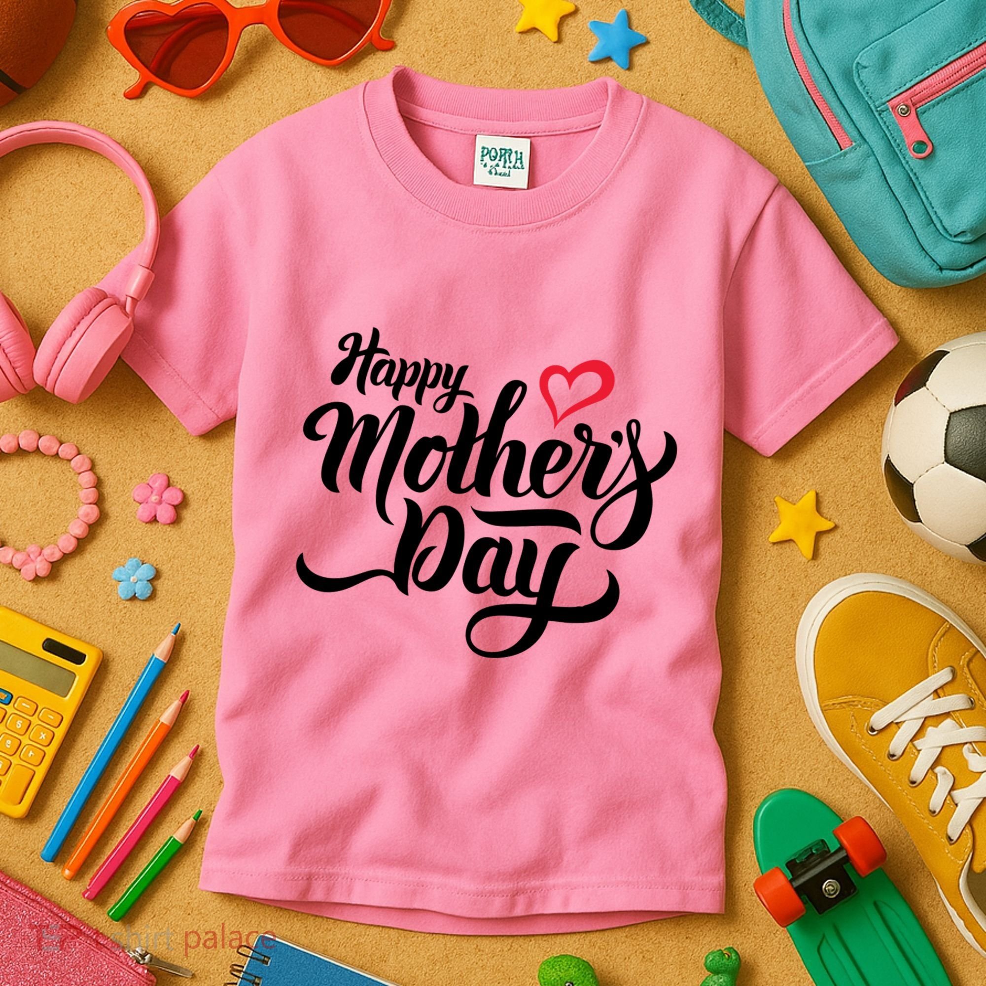 Happy Mother's Day Heart Gift Kids T-Shirt