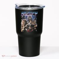 Heavy Meowtal Distressed Rock Cat Playing Guitar Music Bands Tumbler thumb 0