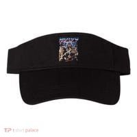 Heavy Meowtal Distressed Rock Cat Playing Guitar Music Bands Visor thumb 0
