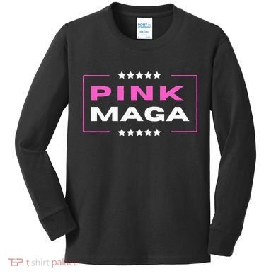 Hot! Maga Dark Maga 2024 New! Kids Long Sleeve Shirt