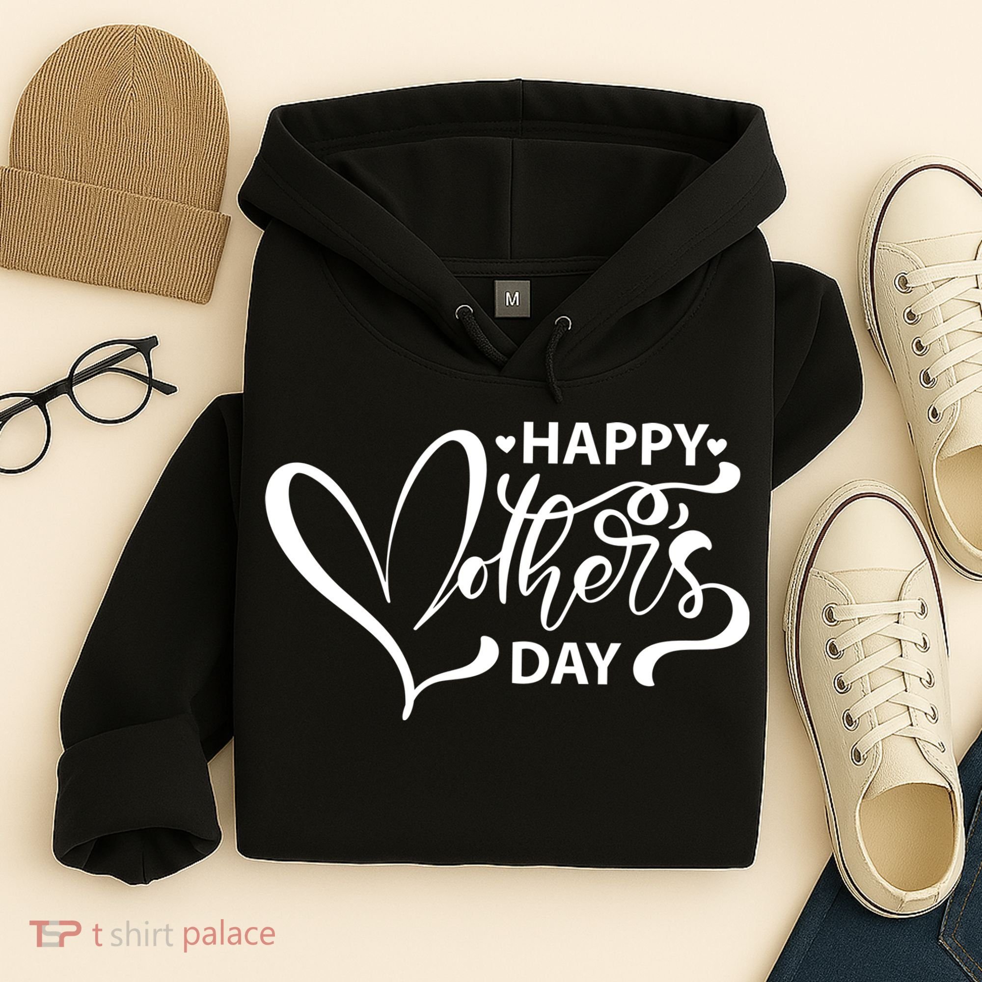 Happy Mothers Day Heart Cute Gift Hoodie