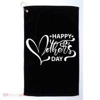 Happy Mothers Day Heart Cute Gift Golf Towel thumb 0