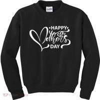 Happy Mothers Day Heart Cute Gift Kids Sweatshirt thumb 0