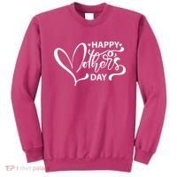 Happy Mothers Day Heart Cute Gift Sweatshirt thumb 0