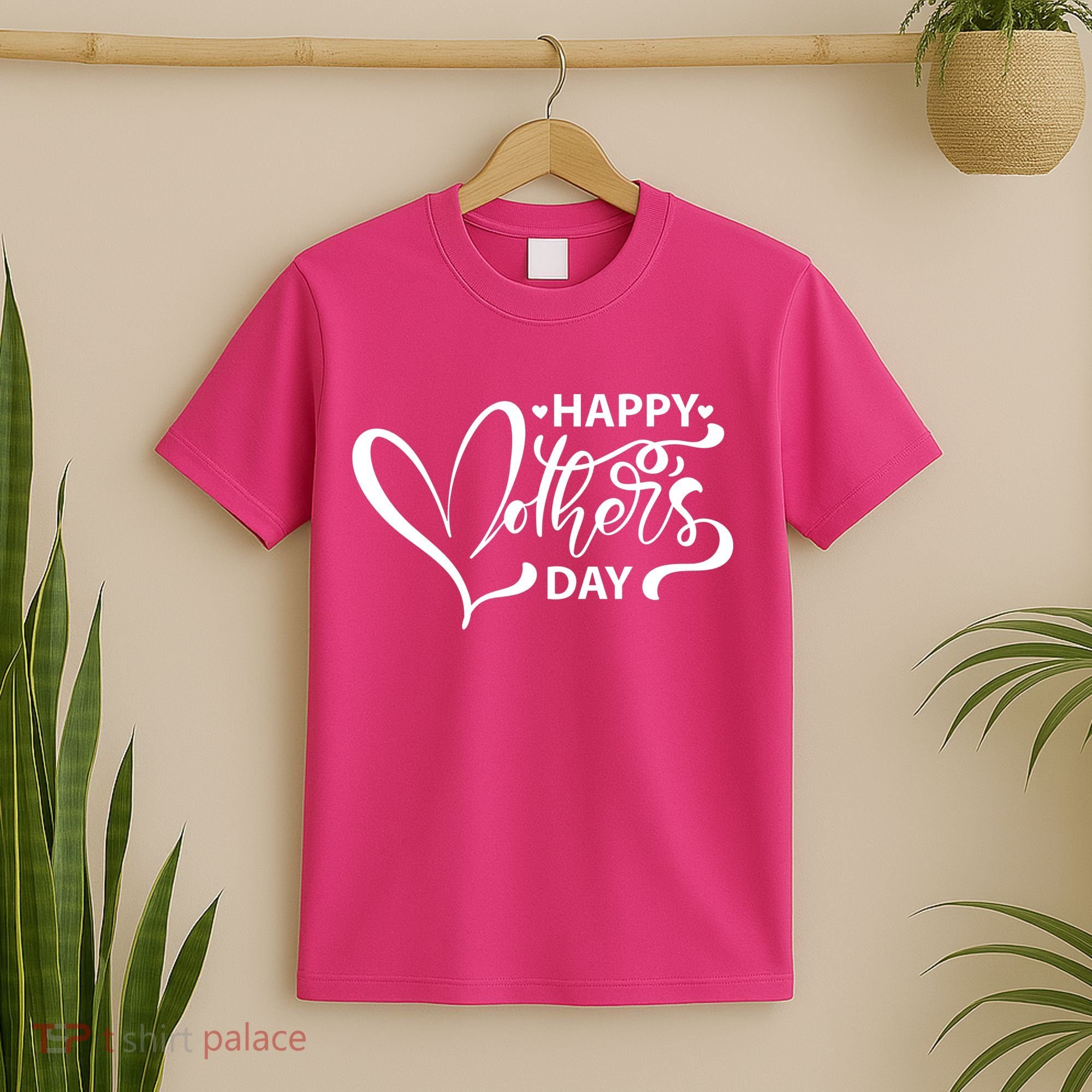 Happy Mothers Day Heart Cute Gift T-Shirt