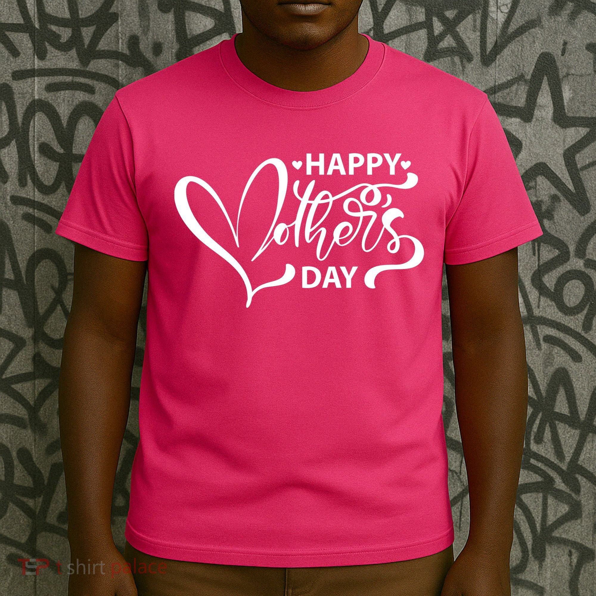 Happy Mothers Day Heart Cute Gift T-Shirt