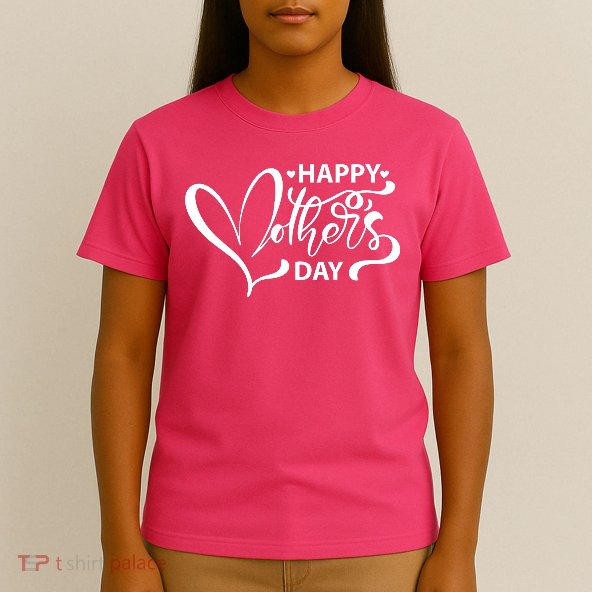 Happy Mothers Day Heart Cute Gift T-Shirt
