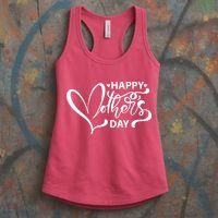 Happy Mothers Day Heart Cute Gift Women's Tank Top thumb 3