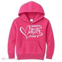 Happy Mothers Day Heart Cute Gift Kids Hoodie thumb 0