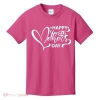 Happy Mothers Day Heart Cute Gift Kids T-Shirt thumb 0
