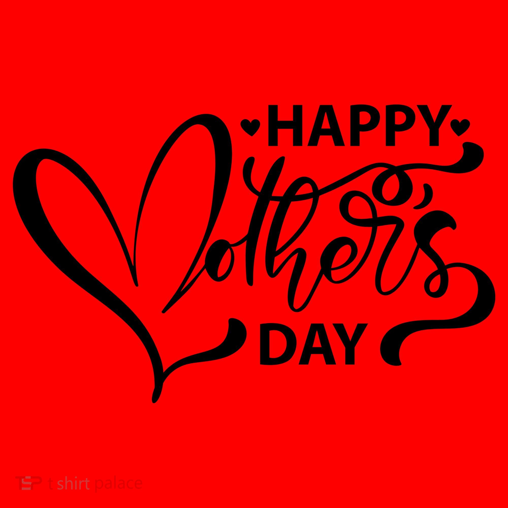 Happy Mothers Day Heart Cute Gift Santa Hat