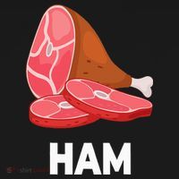 Ham Matching dishes food costumes Christmas thanksgiving Ornament thumb 1