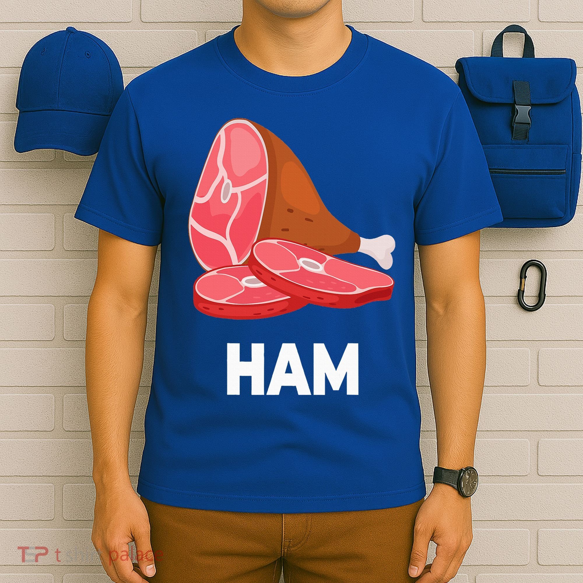 Ham Matching dishes food costumes Christmas thanksgiving T-Shirt