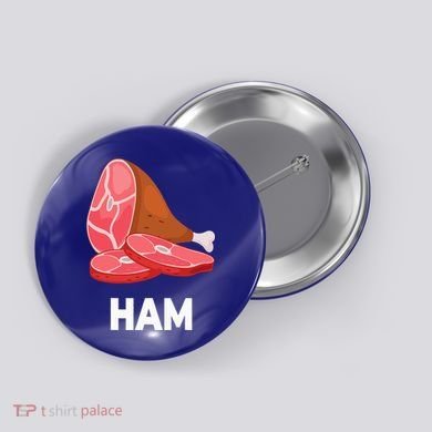 Ham Matching dishes food costumes Christmas thanksgiving Button