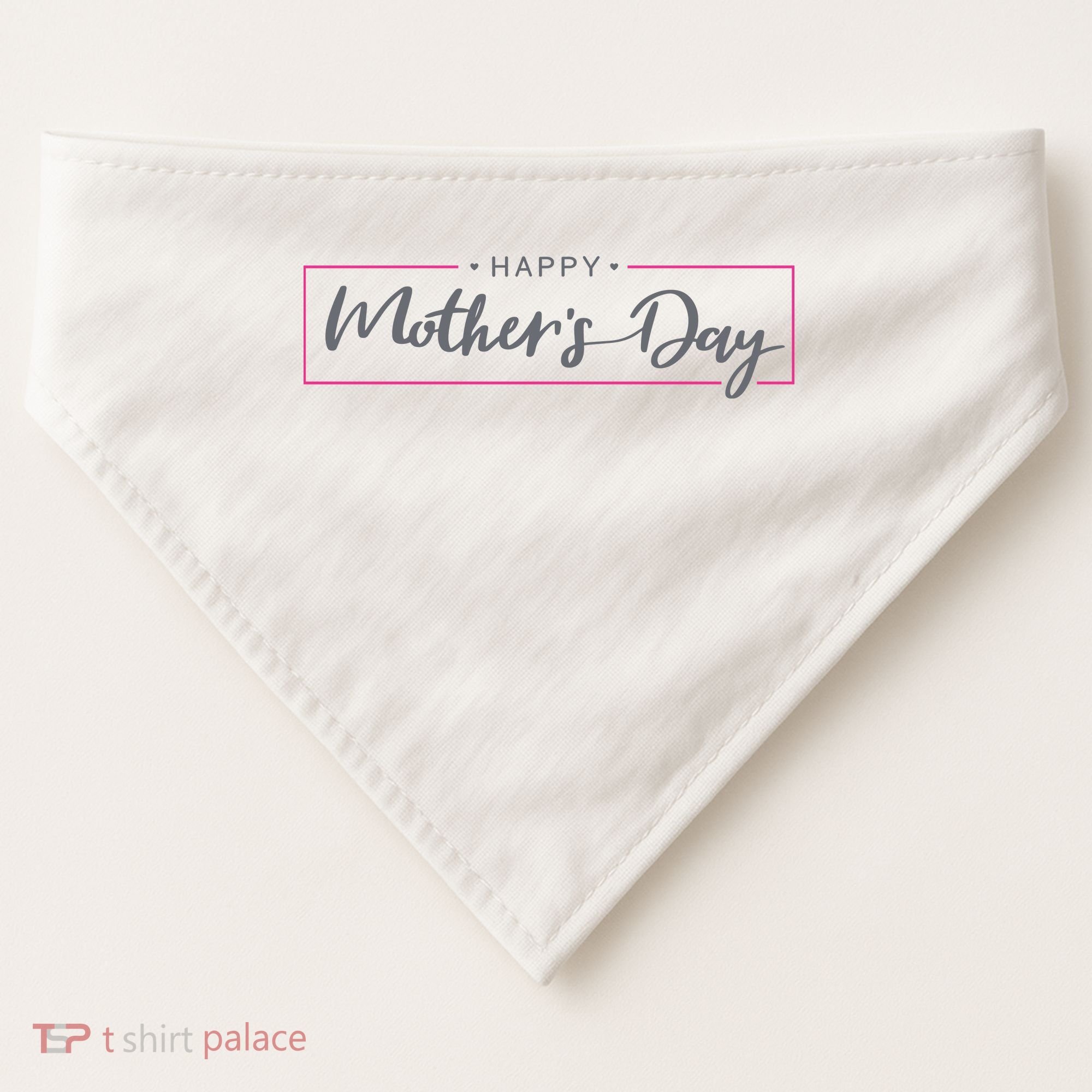 Happy Mother's Day Holiday Gift USA-Made Doggie Bandana