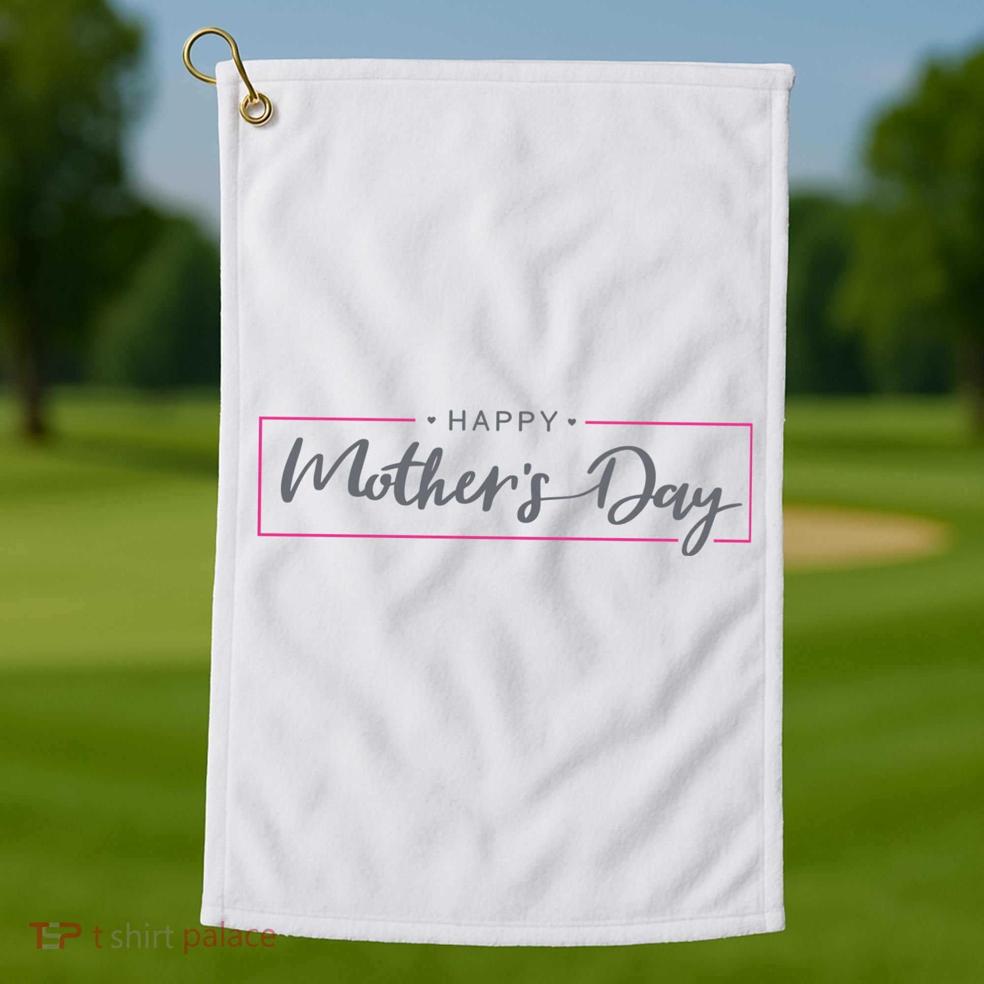 Happy Mother's Day Holiday Gift Golf Towel