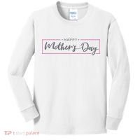 Happy Mother's Day Holiday Gift Kids Long Sleeve Shirt thumb 0