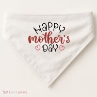 Happy Mothers Day Special Gift USA-Made Doggie Bandana thumb 0