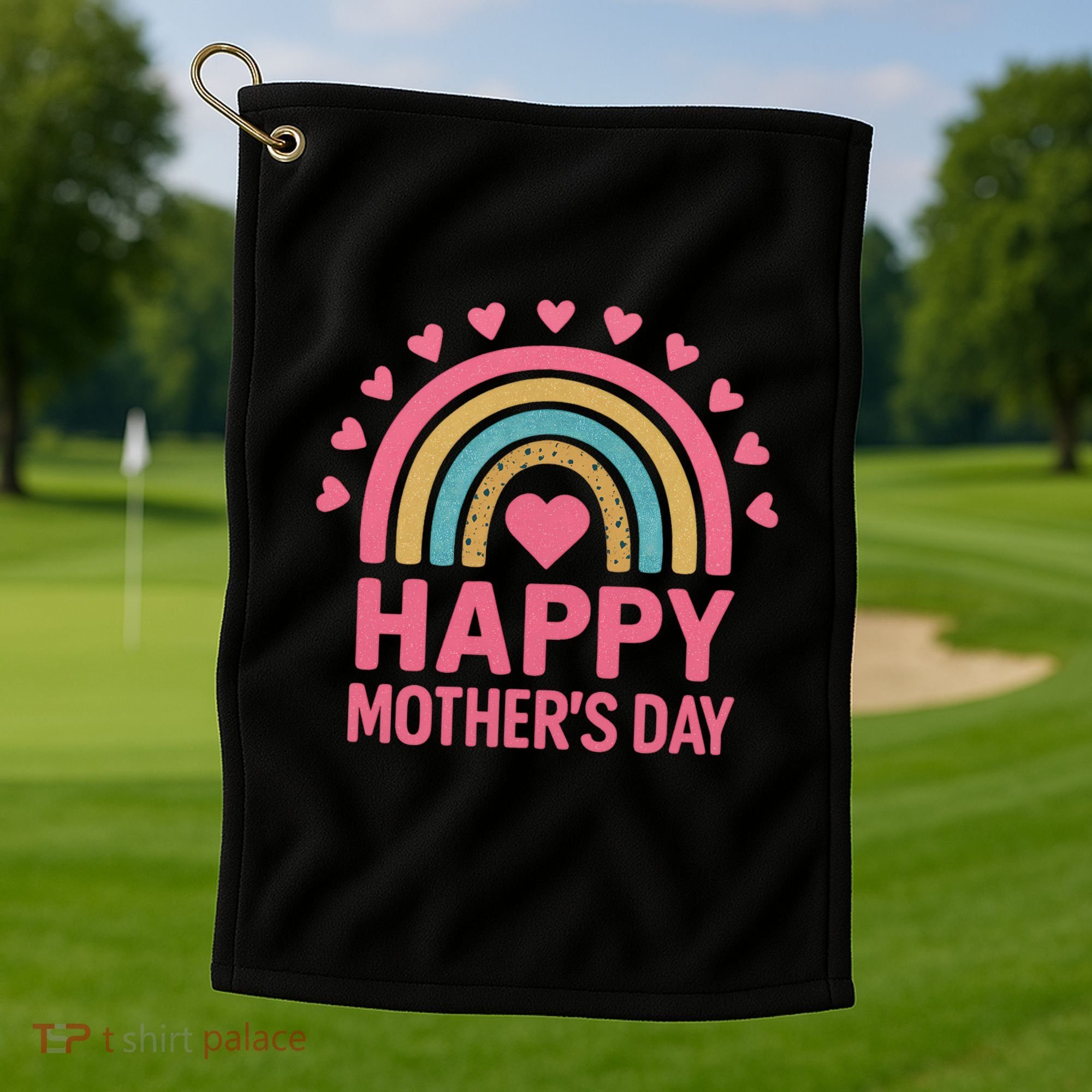 Happy Mother's Day Golf Towel