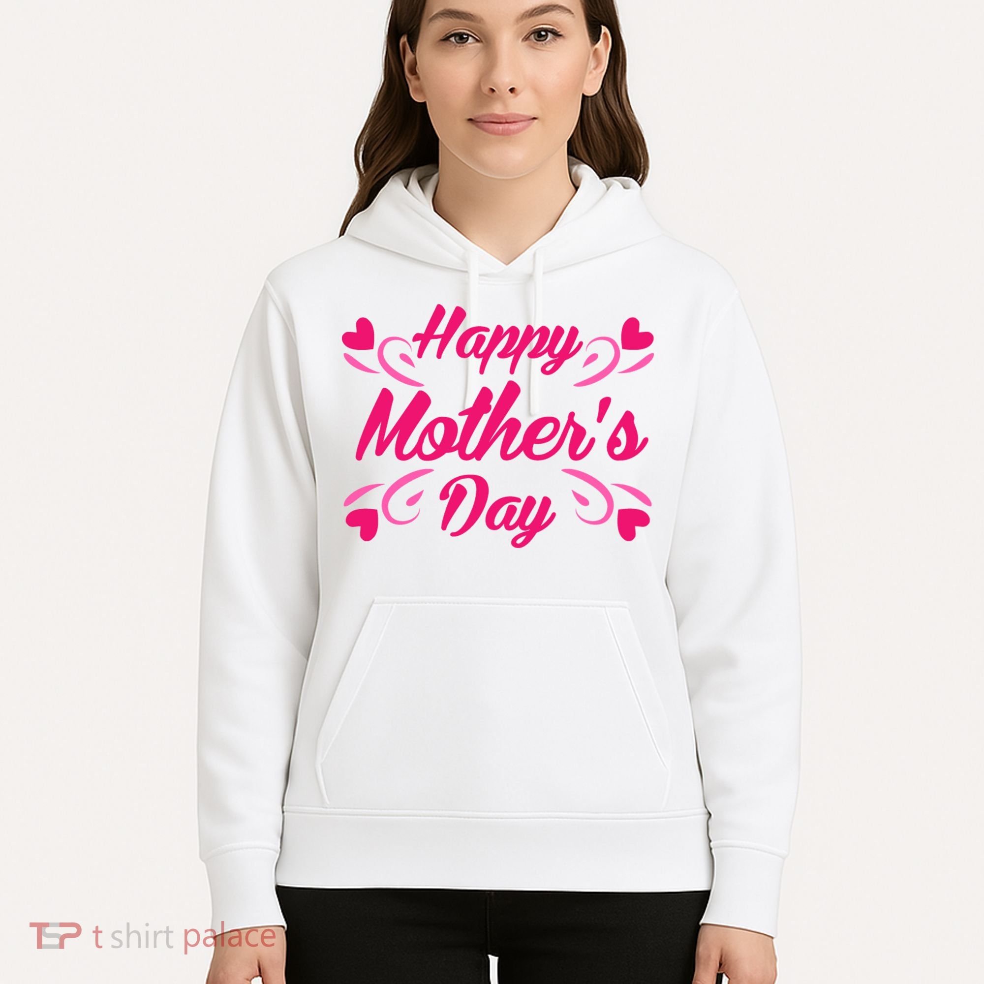Happy Mothers Day Hearts Gift Hoodie