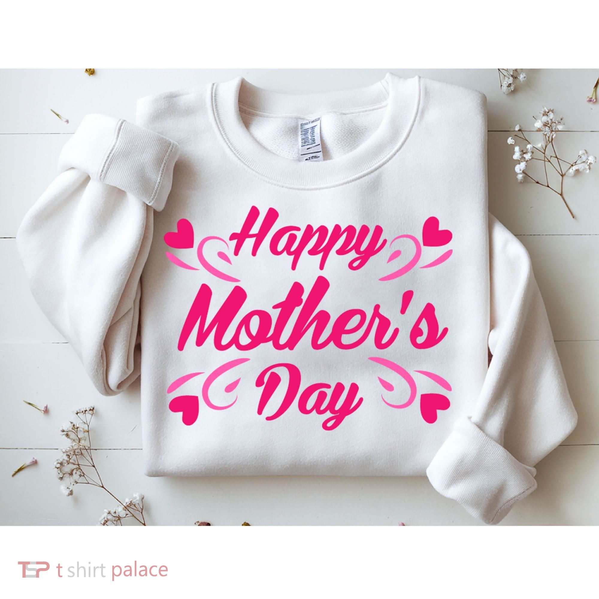 Happy Mothers Day Hearts Gift Sweatshirt