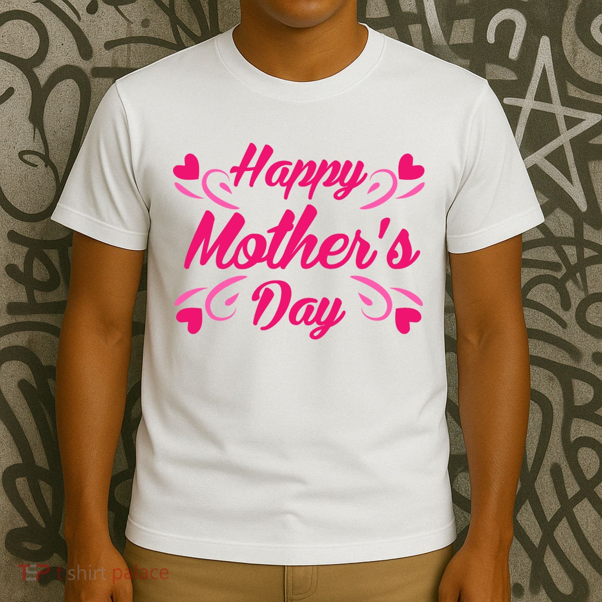 Happy Mothers Day Hearts Gift T-Shirt