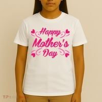 Happy Mothers Day Hearts Gift T-Shirt thumb 4