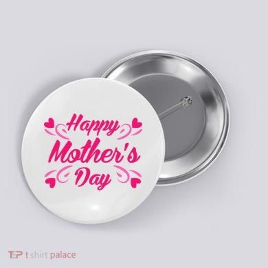 Happy Mothers Day Hearts Gift Button