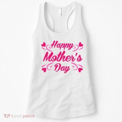 Happy Mothers Day Hearts Gift Women's Tank Top