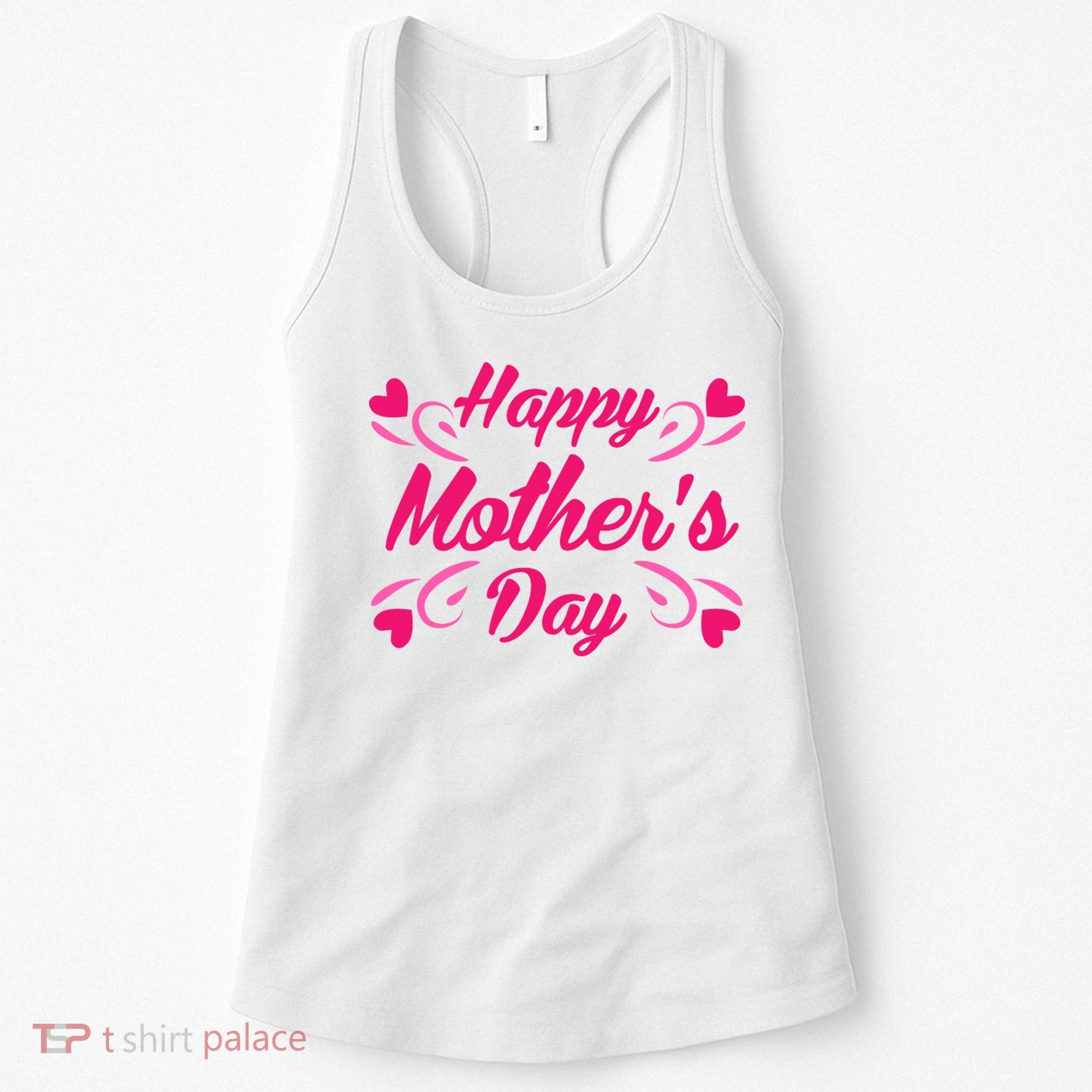 Happy Mothers Day Hearts Gift Women's Tank Top