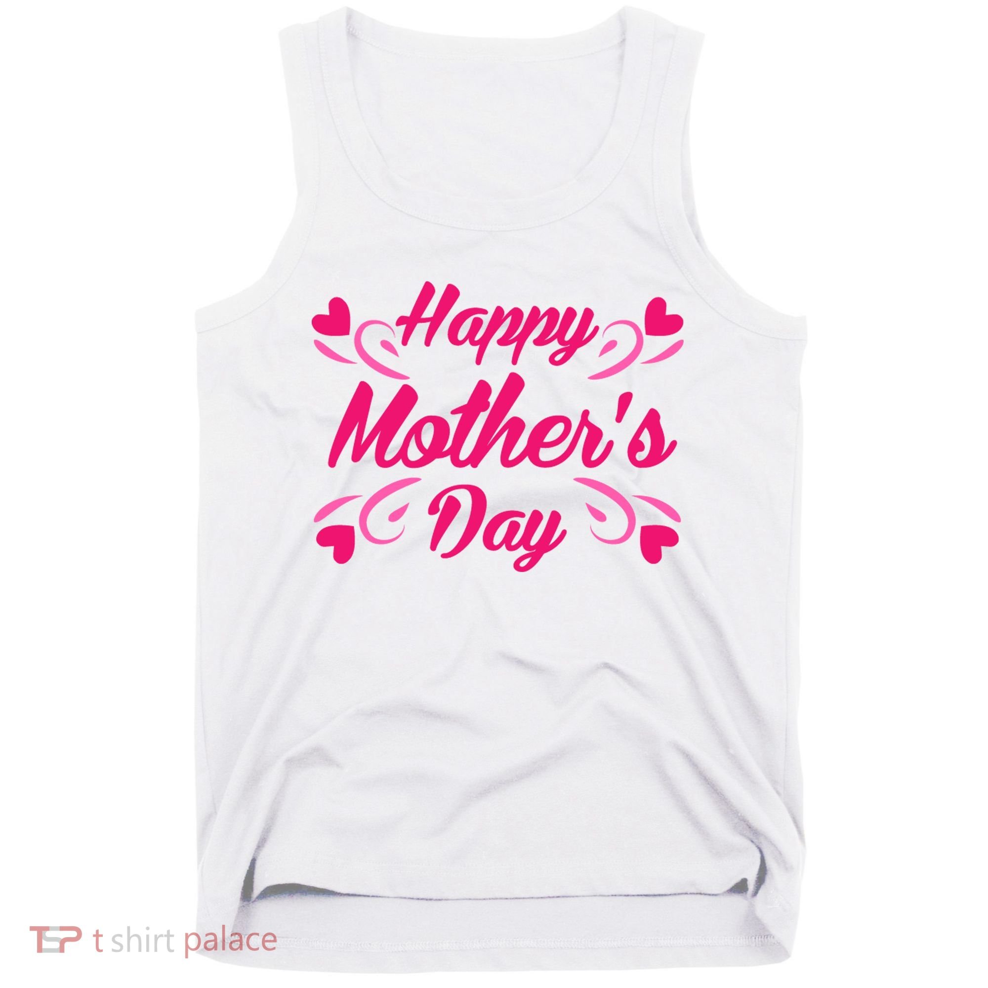 Happy Mothers Day Hearts Gift Tank Top