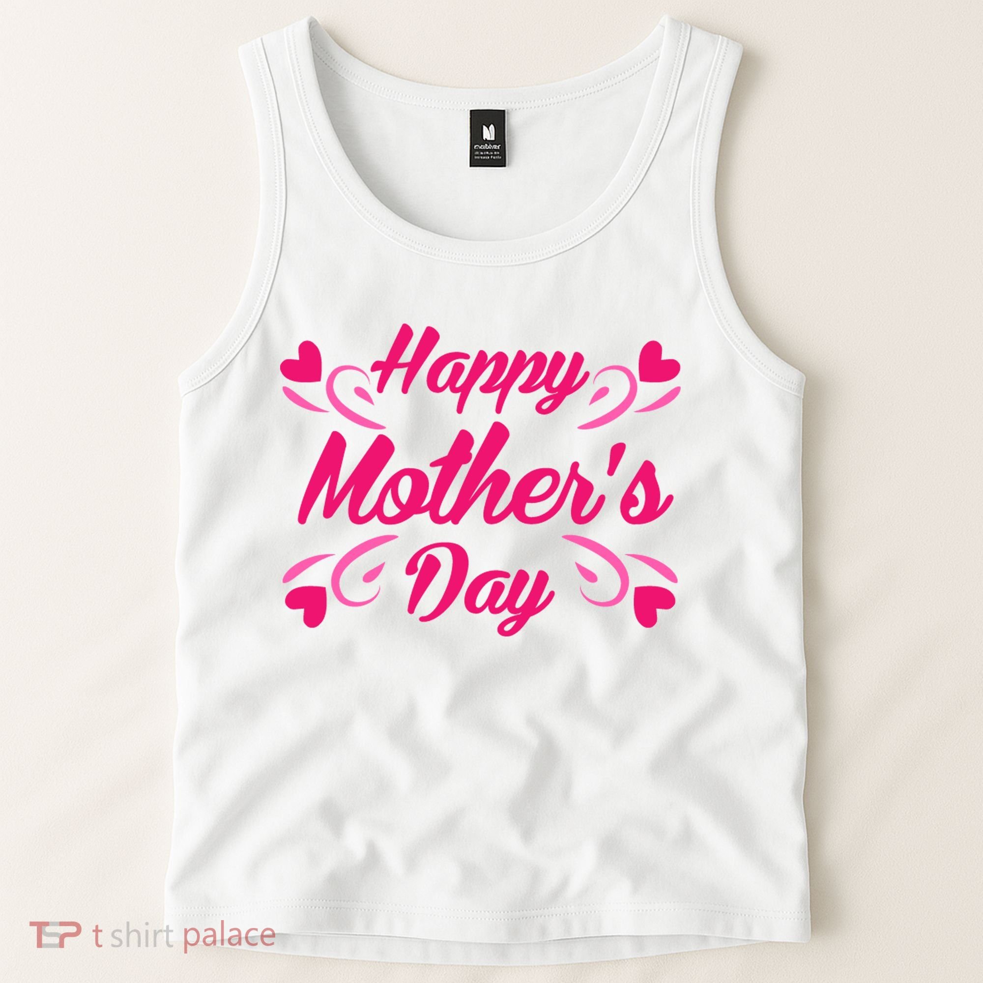 Happy Mothers Day Hearts Gift Tank Top