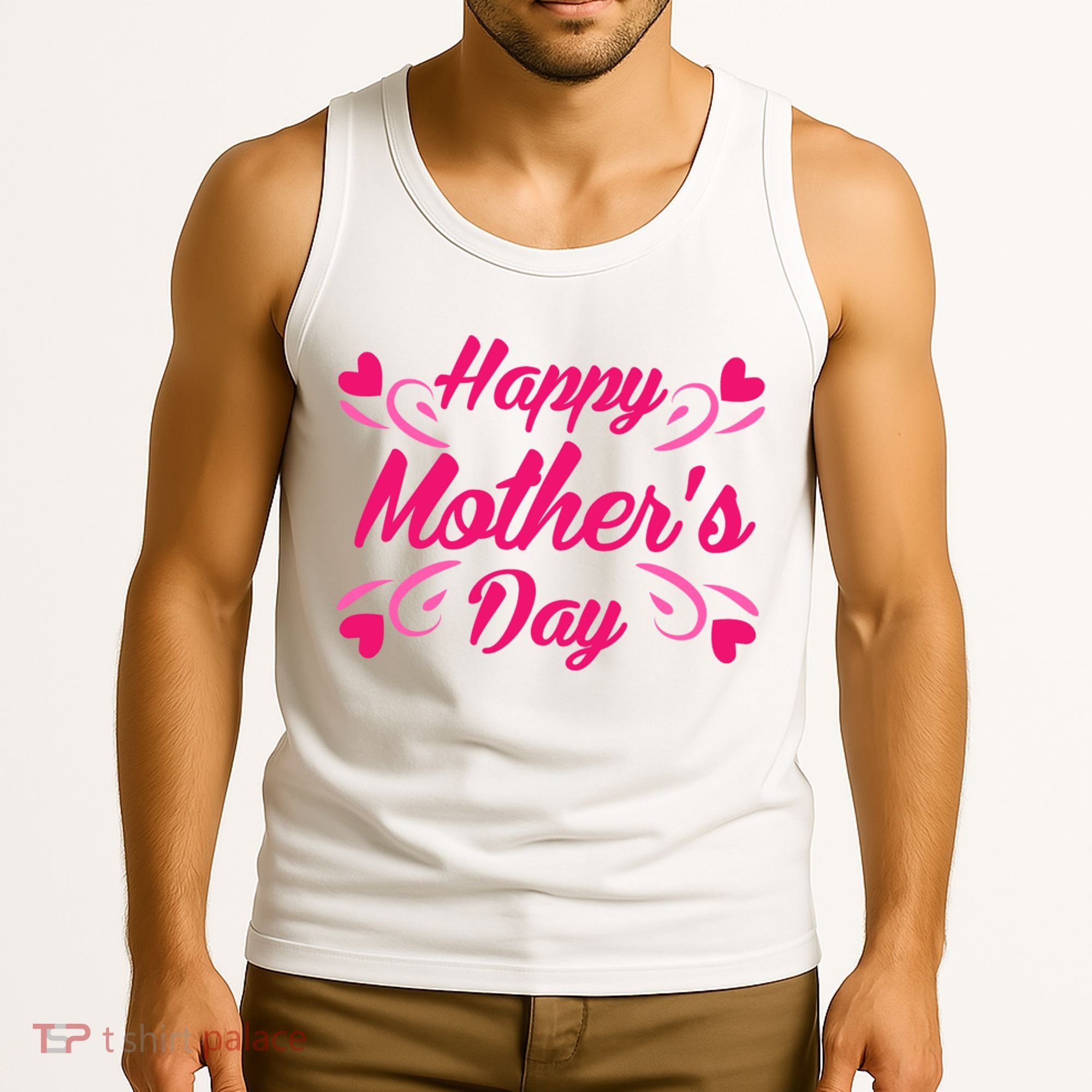 Happy Mothers Day Hearts Gift Tank Top