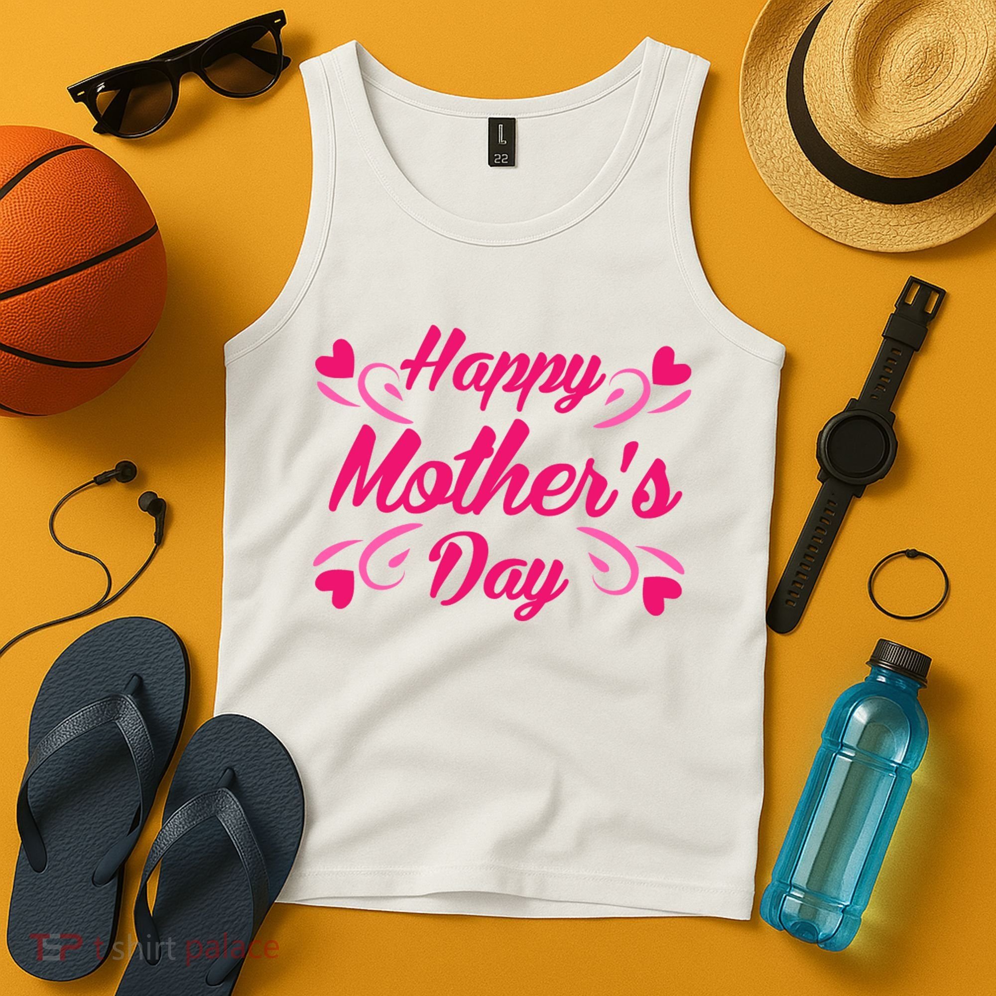 Happy Mothers Day Hearts Gift Tank Top