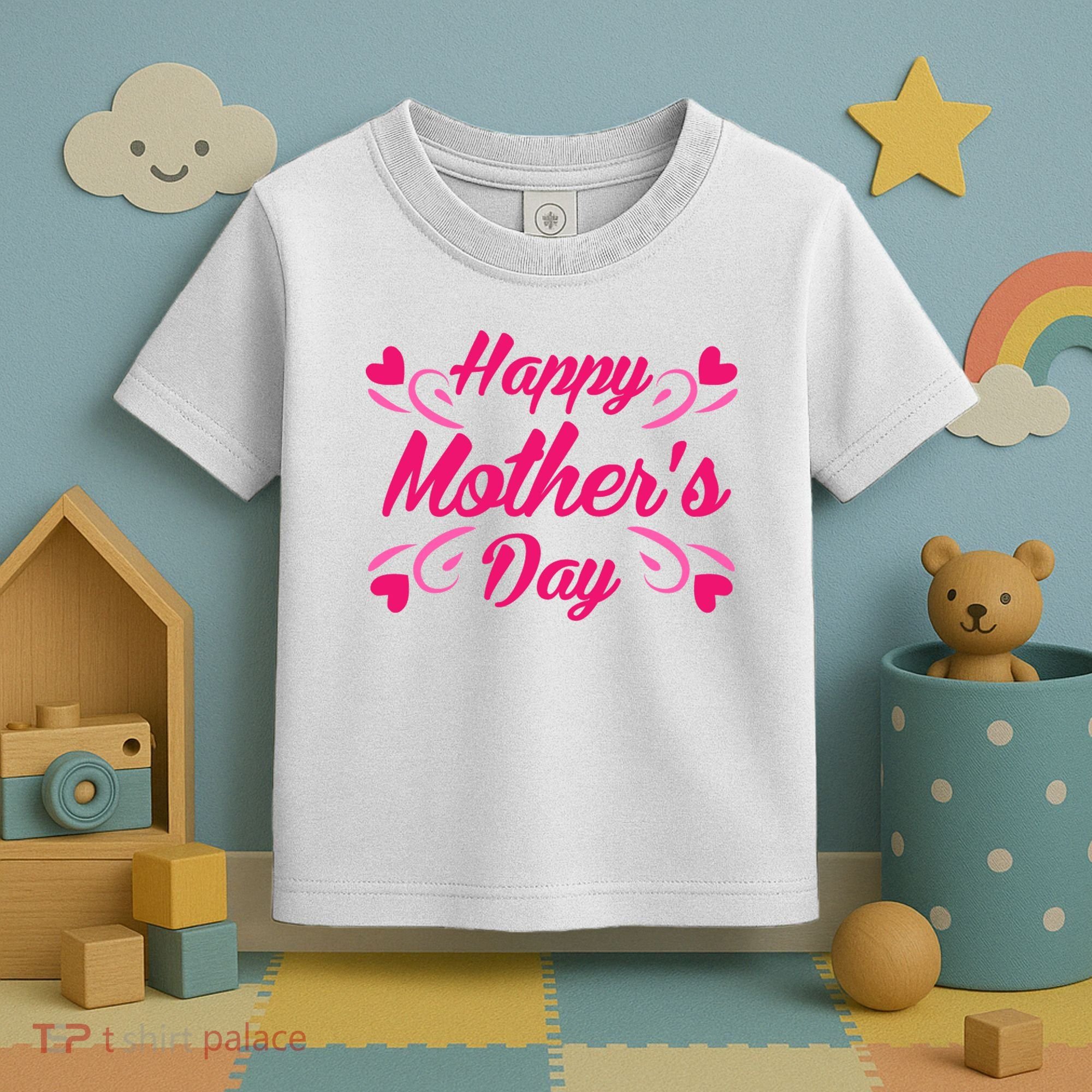 Happy Mothers Day Hearts Gift Toddler T-Shirt
