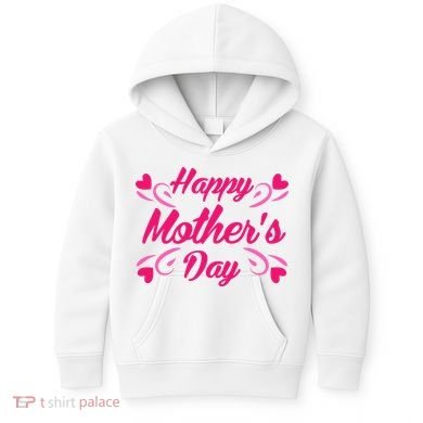 Happy Mothers Day Hearts Gift Kids Hoodie