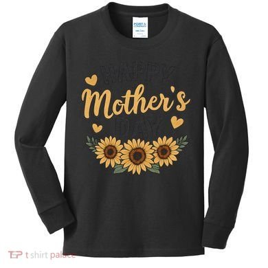 Happy Mother's Day Kids Long Sleeve Shirt