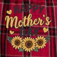 Happy Mother's Day Women's Flannel Plaid Pajama Pants thumb 2