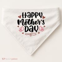 Happy Mother's Day Cute Gift For Mom USA-Made Doggie Bandana thumb 0