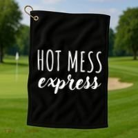 Hot Mess Express Golf Towel thumb 1