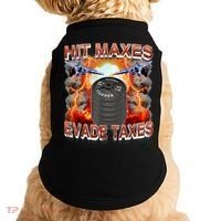 Hit Maxes Evade Taxes Doggie Tank thumb 0