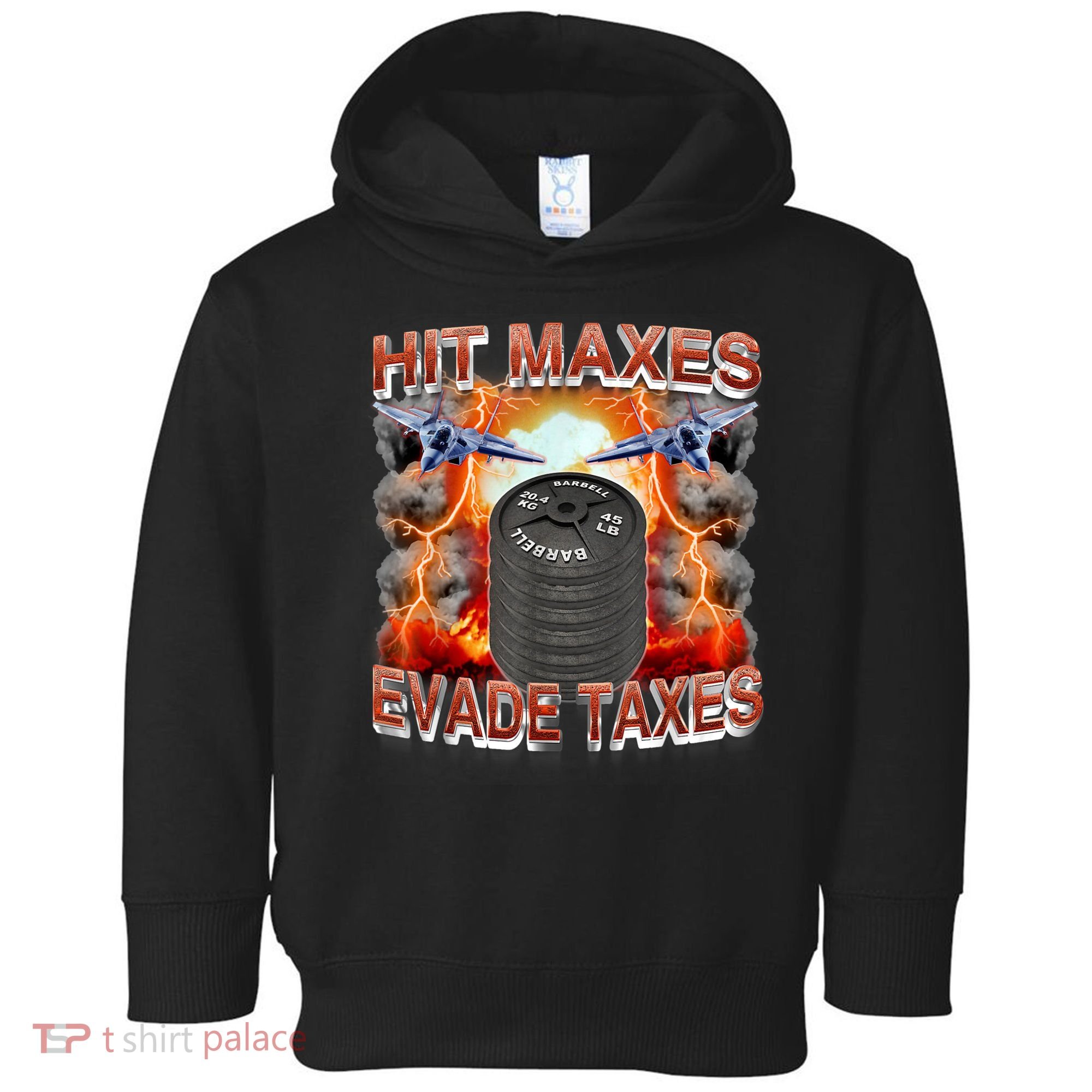 Hit Maxes Evade Taxes Toddler Hoodie