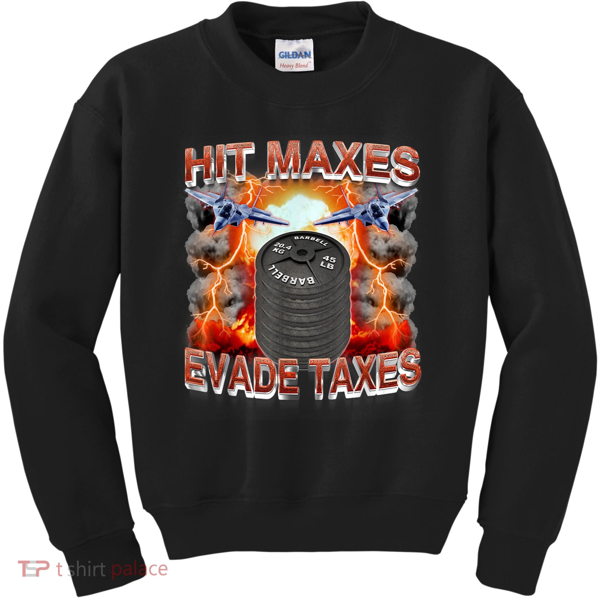 Hit Maxes Evade Taxes Kids Sweatshirt