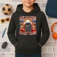 Hit Maxes Evade Taxes Kids Hoodie thumb 2