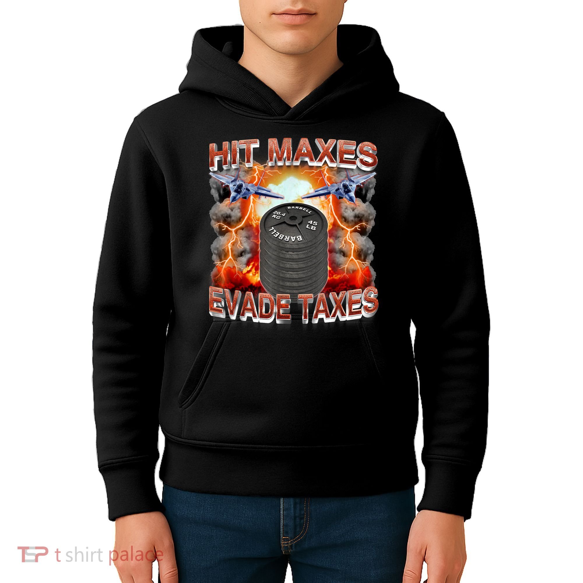Hit Maxes Evade Taxes Kids Hoodie