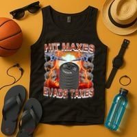 Hit Maxes Evade Taxes Tank Top thumb 4