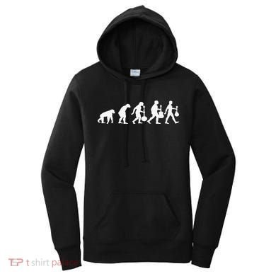 Human Mandolin Evolution Vintage Classical Music Women's Hoodie