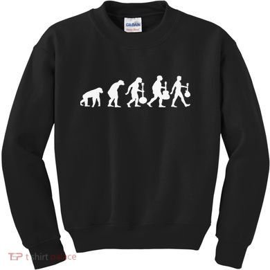 Human Mandolin Evolution Vintage Classical Music Kids Sweatshirt